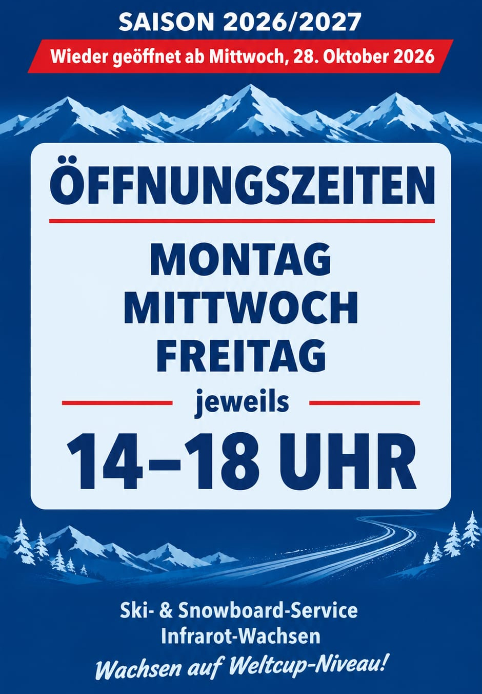 Servus, liebe Skifahrer!